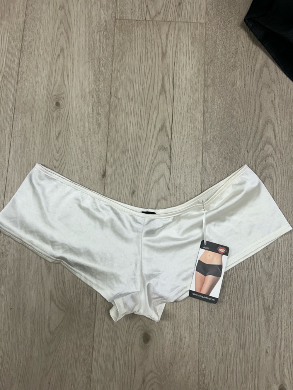 Coquette Womens White Panties Size XL Booty Underwear Lingerie NWT